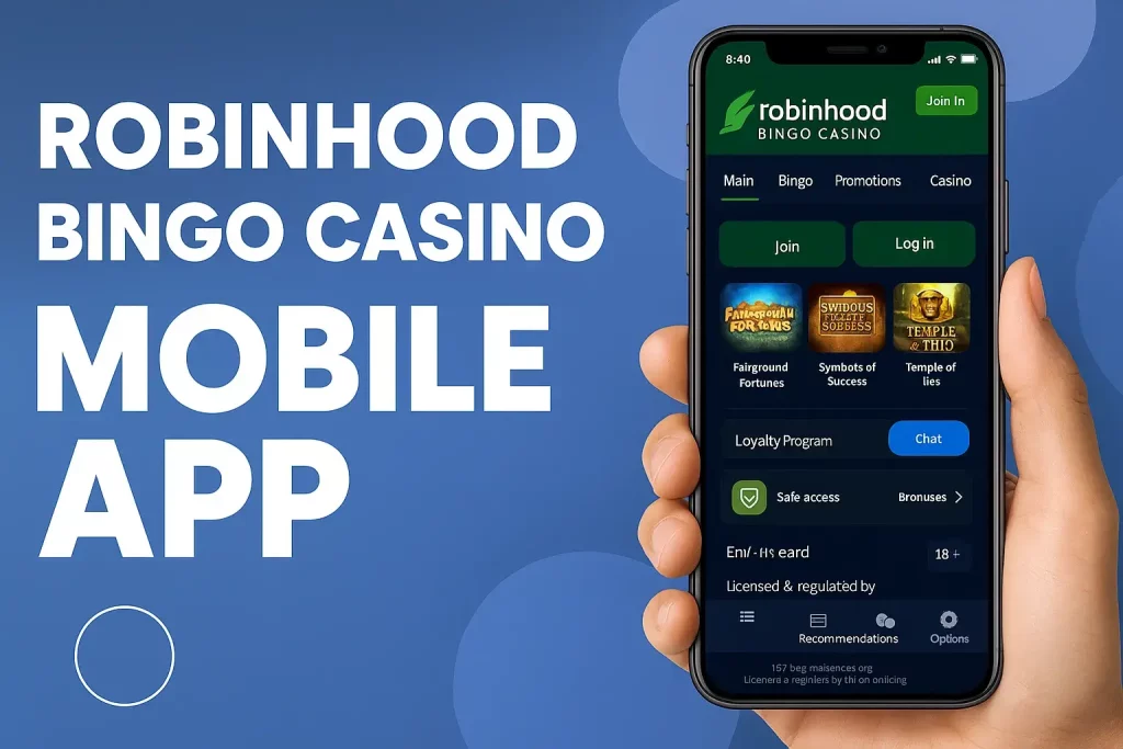 Robinhood Bingo app